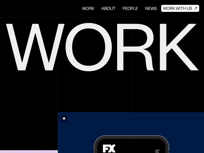 Screenshot of the Elephant website